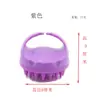 Escova para Shampoo Escova Massageadora Pente para Shampoo Massagem no Couro Cabeludo Pente de Silicone para Couro Cabeludo Pente Limpador de Cabelo Pente de Ar de Meridianos