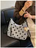Nova Bolsa Tote de Bolinhas 2026 para Mulheres, Bolsa de Ombro Grande Capacidade para o Dia a Dia, Bolsa de Mão Versátil de Moda de Nicho de Alto Padrão