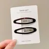 Pinza BB única y elegante para mujer, linda y simple, con un ambiente dulce y encantador, un accesorio para el cabello con pinza para flequillo de atmósfera única y dulce