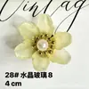 Accesorios Hechos a Mano de Alta Calidad con Perlas Estilo Chanel, Exquisitos Botones de Cristal de Colores, Decoraciones Cosidas a Mano para Ropa y Accesorios para el Cabello, Suministros Decorativos para Manualidades