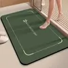 Tapete de Piso de Terra de Diatomáceas Simples Transfronteiriço para Entrada de Banheiro, Tapete de Pé Antiderrapante para Uso Doméstico, Tapete de Piso Absorvente de Água Secagem Rápida, Dropshipping
