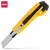 Cuchillo de utilidad Deli 2041 Cuchillo de utilidad grande Cortador de papel Cuchillo de utilidad de plástico Suministros de oficina Venta al por mayor