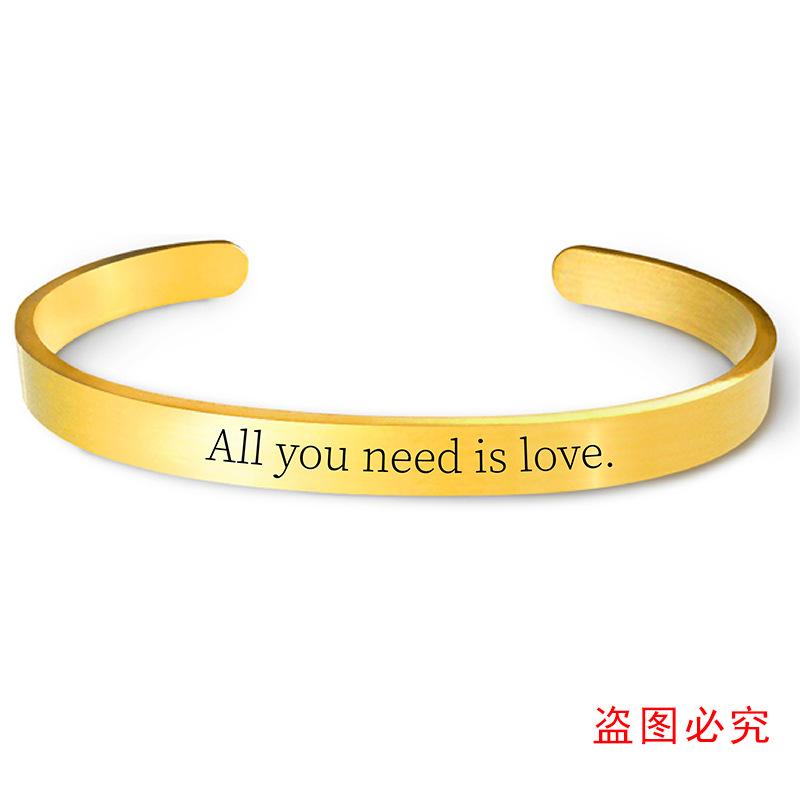 金色开口手镯单张图-5