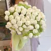Manta con Gradiente de Polvo para Ramo Kit de Materiales Hechos a Mano para Bricolaje Regalo Creativo Plegado Lirio Rosa Flor Haciendo Tejiendo