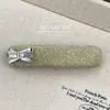 Corea del Sur Lujo Ligero Sentido de Alta Gama Brillo Fino Clip de Pato con Pedrería Dulce Moda Clip para Flequillo Lateral Pasador Roto Accesorios para el Cabello