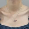 Rompe la Dimensión y Transfórmate en Varita Cabeza de Pájaro Sakura Colgante de Collar Moda Tarjeta Captora Sakura Anime Periférico Collar de Esmalte