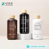 Botella Redonda de Hombro Pura para Sub-Embotellado de 500ml Transfronteriza Elegante Portátil Viaje Cuidado Removedor Tónico Loción Botella Vacía