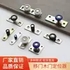 Posicionador de Puerta Corredera de Madera Empujar-Tirar Limitador Antivibración Fijador Rueda de Piso Limitadora Doble Rodamiento Accesorios para Puertas Correderas