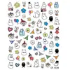 Libro Rojo Pequeño Moomin Dibujos Animados Tridimensional Lindo Asiático y Americano Pegatinas para Uñas al por Mayor en Stock Adhesivo Impermeable Pegatinas para Uñas de Teléfono Móvil