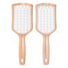 Peine de Costillas Esponjoso con Gradiente Electrochapado Peine de Peluquería High Skull Peine para el Cabello en Casa Peine Escudo de Masaje para Peinar Fábrica