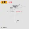 Cable de Acero Cuerda Colgante Código Colgante Línea Colgante Cuerda Colgante Cuerda de Seguridad Cuerda Colgante para Tablero de PVC Acrílico Señalización de Carteles