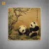 Porta-copos de Mouse Pad de Seda Estilo Chinês Celebração Turismo Assuntos Estrangeiros Lembrança Presente Tendência Nacional Mouse Pad de Seda
