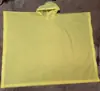 Plástico PE Quadrado Capa de Chuva Poncho Estilo Poncho Descartável Cor Fabricante de Capa de Chuva Ponto de Venda Atacado