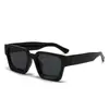 Gafas de Sol Cuadradas Gruesas Estilo Retro Transfronterizas para Hombres y Mujeres, Gafas de Sol Personalizadas con Estampado de Leopardo para Sesión de Fotos Estilo Urbano