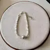 Pulseira de Prata e Pérola para Mulheres, Estilo Coreano, Tendência do Instagram, Luxo Leve, Fashion, Versátil, Design de Nicho, Sensação de Alta Qualidade, Atacado