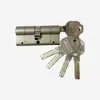 Venta directa de fábrica Cilindro de cerradura Y-70MM con ranura rompible y tres placas de acero, universal para puertas interiores de madera, todo de cobre, antirrobo, alta calidad