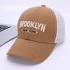 Net Cap Boné de beisebol infantil Carta coreana Rua NOVA YORK Boné de hip hop Chapéu de sol de verão Boné respirável