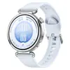 Aplicable a Huawei GT7 Correa de Silicona para Reloj Estilo Oficial Mismo Estilo Correa de Silicona Deportiva 18mm Tipo Pulsador Textura de Grano Largo