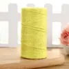 Corda de Cânhamo Colorida de Cor Sólida 2mm*100M para Artesanato DIY Feito à Mão Material de Tecelagem Embalagem de Caixa de Presente Corda para Etiqueta de Roupa