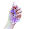 Llavero creativo de cuentas luminosas de explosión, lentejuelas de arena movediza, colgante para bolso estilo ins, corazón de chica, pequeño regalo lindo hecho a mano