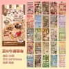 Pegatinas de Anatomía de Alimentos Estilo Vintage Pegatina Decorativa para Planificador de Postres Estilo Ins Japonés Tutorial