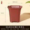 Vasos Quadrados de Resina para Flores no Atacado, Vasos para Bonsai, Plantas Suculentas, Samambaias Aspargo, Orquídeas, Vasos para Plantas de Mesa, Vasos Simples de Resina Espessada