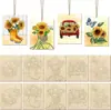 Piezas de Madera de Pascua Transfronterizas Sin Terminar Bricolaje Pintura Infantil Conejo Huevo Decoración Artesanía de Madera Adornos Colgantes