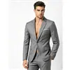 Bestseller de comercio exterior primavera y otoño, siempre en stock, ropa para hombre 2026 blazer de un solo botón, traje slim-fit de color liso de moda juvenil para hombre