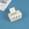 Pegador Quadrado Pequeno de 5cm Grampo de Cabelo Transparente para Menina Grampo Exquisito Grampo Tubarão de Banho Adorno de Cabelo DIY Feito à Mão