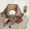 Bufanda Pequeña Cuadrada de Estilo Japonés Ligera Retro Artística en Capas Estilo Mori Paisley Bufanda de Seda para Viajero Bufanda para el Cuello Pañuelo para la Cabeza Bufanda de Algodón Lino Estilo Coreano