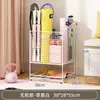 Rack de Armazenamento de Basquete, Rack de Armazenamento de Chão, Rack de Armazenamento de Brinquedos para Sala de Estar, Equipamentos Esportivos de Bola, Cesta de Armazenamento para Tapete de Yoga