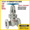 Válvula de Compuerta con Brida de Acero Fundido Z41H-40C Vapor de Alta Temperatura Aceite de Transferencia de Calor Caldera Válvula de Compuerta de Vástago Ascendente de Acero al Carbono DN50 80