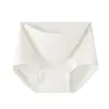 Ropa Interior de Algodón Lyocell para Mujer Triángulo de Seda Antibacteriano con Entrepierna Extendida Bragas Cómodas Transpirables de Cintura Media Ropa Interior para Mujer Femenina