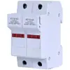 Base de portafusibles montada en riel RT18-32 63 1 2 3 4P portafusibles Interruptor seccionador RO15 Tipo de tubo de cobre