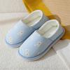 Outono e Inverno Margarida sola grossa antiderrapante chinelos de algodão femininos para interior e exterior maternidade pós-parto sapatos de confinamento primavera e verão Quatro Estações