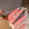 Pendientes de perla con lazo para mujer, diseño de nicho de lujo, ligeros y elegantes, combinables con todo, ¡novedad 2024!