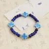 Pulsera de cerámica de Jingdezhen, nueva y que no se decolora, para estudiantes mujeres, pulsera de cuentas de estilo antiguo, pulsera de cerámica fresca y moderna