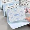 Alas de Mariposa Azul Claro DIY Álbum de Tarjetas Acordeón Tarjeta de Felicitación Tarjeta Desplegable Cumpleaños Pareja Ins Regalo de Aspecto Elevado para Mejor Amigo