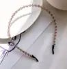Diadema de Cuentas de Cristal de Primavera Estilo Coreano para Adultos, Accesorio para el Cabello Antideslizante para Lavar la Cara con Pedrería al por Mayor Diadema de Pedrería