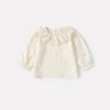 Novo Conjunto de Cardigã de Tricô para Bebê Outono 2025 Casaco Suéter para Menina Conjunto de Três Peças: Camisa de Boneca, Calça