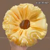 Novo modelo 2026 scrunchie de cetim preto para mulheres, elástico de cabelo de alta qualidade, elástico elegante para rabo de cavalo baixo, acessório de cabelo estilo casual