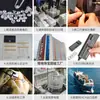 Pendientes retro europeos y americanos con borlas de moissanita para niñas, alta gama, pendientes de plata de ley S925, pendientes de temperamento de moda, venta al por mayor