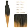 Pelucas de Fibra Sintética de Baja Temperatura de Colores Vivos Trenzas Grandes al por Mayor para Mujeres Trenzas Esponjosas Africanas Extensiones de Cabello Ez Cola de Caballo