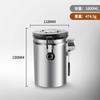 Frasco Sellado de Café de Acero Inoxidable 304 Transfronterizo Alimentos Té Mini Frasco de Vidrio Frasco Almacenamiento Cocina Hogar