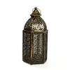 Servicio de Aplicación de Etiquetas Transfronteriza: Lámpara de Viento LED, Linterna de Cuatro Esquinas, Decoración Vintage para el Hogar, Artesanías Decorativas, Estilo Retro