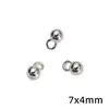 Aleación Estilo Chino Nuevo Separador de Tres Vías Perla Redonda Flor Mariposa Corazón Pequeño Colgante Hecho a Mano DIY Pulsera Collar Accesorios