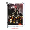 Bandera de Exterior para Trick-Or-Treat de Amazon Personalizada 12x 18 pulgadas Doble Cara Transfronteriza Bandera de Jardín de Halloween