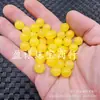 Grasa de Pollo Calabaza Amarilla Cuentas Jade Cuentas Sueltas Cuarzo Amarillo Piedra Jade Melón Cuentas Redondas Accesorios para Joyería Cuentas de Jade Hechas a Mano Lote Suelto
