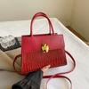 Otoño 2024 Nuevo estilo personalizado, hermoso bolso cruzado retro de gran valor, bolso informal para hombro bajo el brazo, pequeño bolso cuadrado