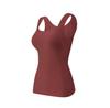 Chaleco Térmico Rojo para Mujer en su Año Zodiacal, Otoño e Invierno, Capa Base Bosein, No Necesita Usar Sujetador, Copa Fija, Ropa que Embellece la Piel